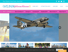 Tablet Screenshot of orlandoattractions.com